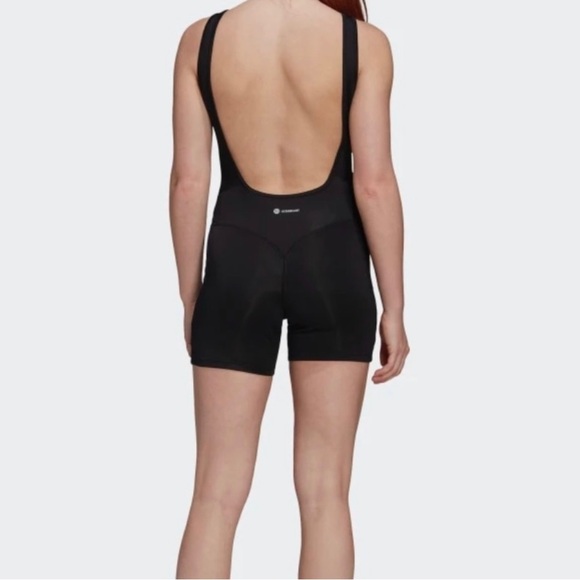 NWT adidas Women’s Hyperglam AEROREADY Training Marble-Print Leotard Large - Picture 6 of 6